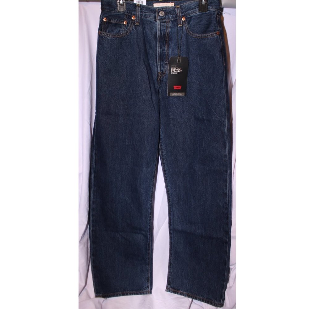 NWT Levi's Ribcage Straight Ankle Crop Jeans Size 29 x 27 - Picture 10 of 13